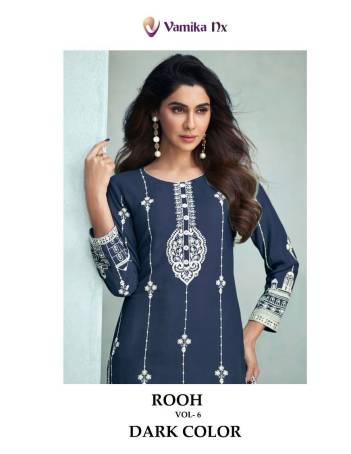 Rooh Vol 6 By Vamika Fancy Lakhnavi Kurti With Pant Collection
